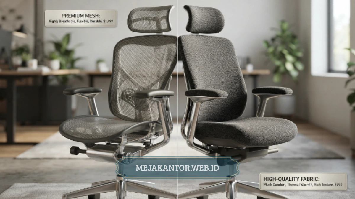 Perencanaan anggaran pengadaan kursi ergonomis untuk kantor