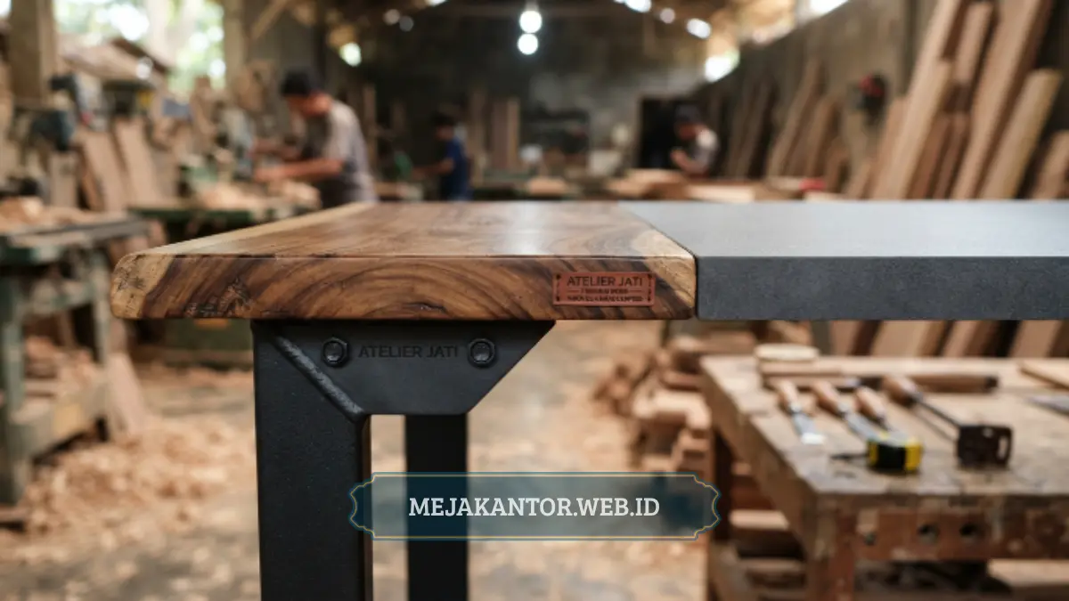 faktor harga meja kantor berdasarkan material