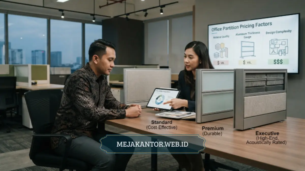Instalasi dan kustomisasi faktor harga partisi workstation kantor