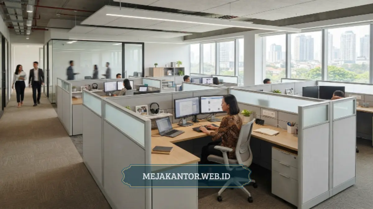Partisi Workstation PWS-06 6 Staff