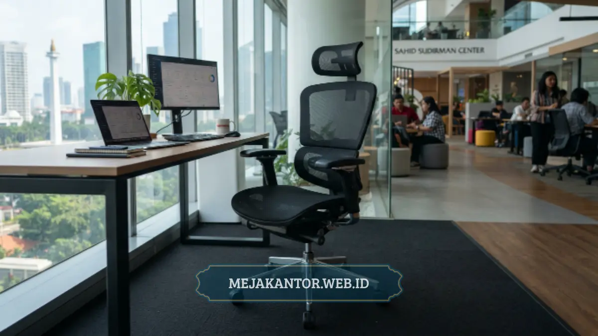 Kursi kantor enterprise ergonomis untuk ruang kerja korporat