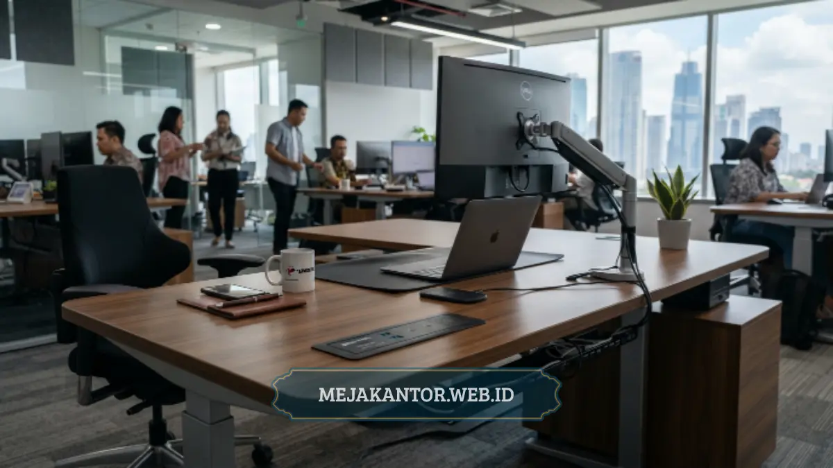 Meja kantor enterprise premium untuk ruang kerja Perusahaan