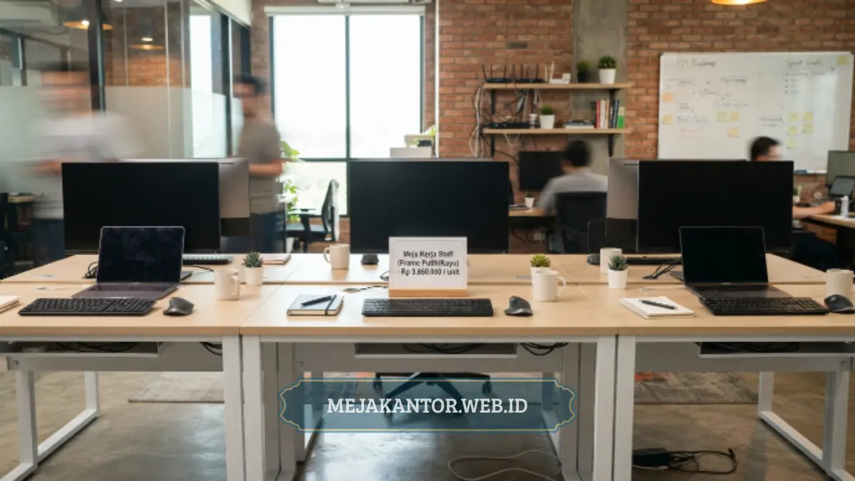 update harga meja staff kantor rintisan