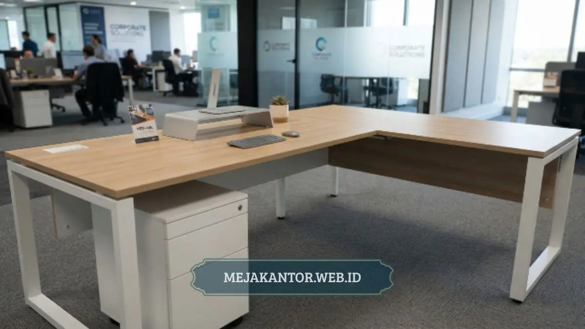 Partisi workstation kantor model face-to-face